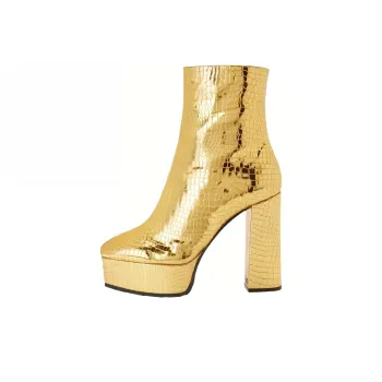 Giuseppe Zanotti Morgana 120mm Crocodile effect Ankle Boots Women's