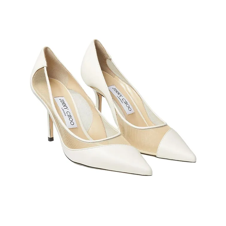 Jimmy Choo Love 85mm Mesh-panel Pumps-2