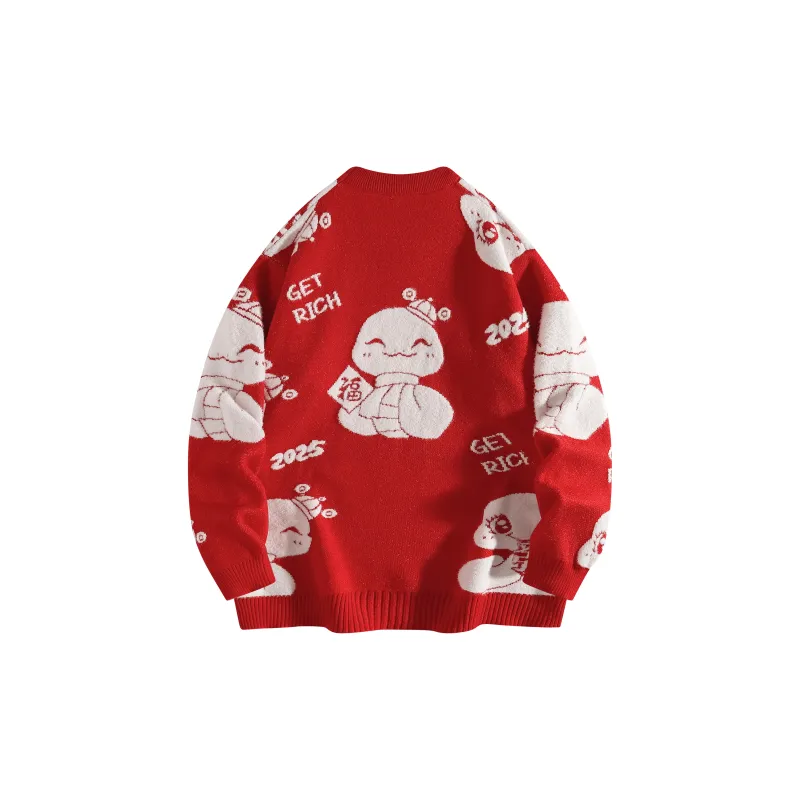 CREAZIONI LA FANTASIA E MOBILE Sweater Unisex Red-1