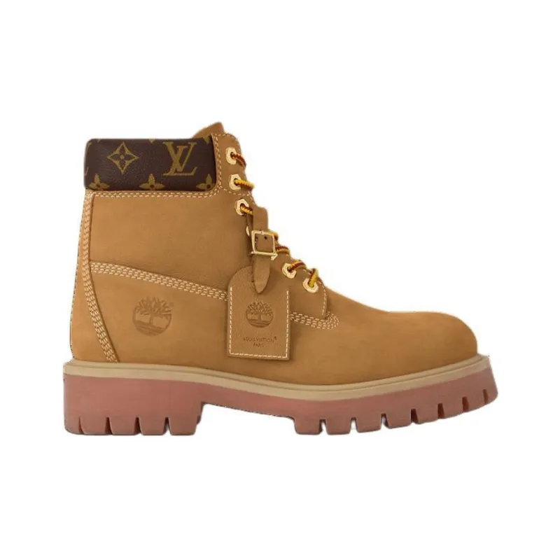 Timberland x LOUIS VUITTON Short Martin Boot Men's Brown-1