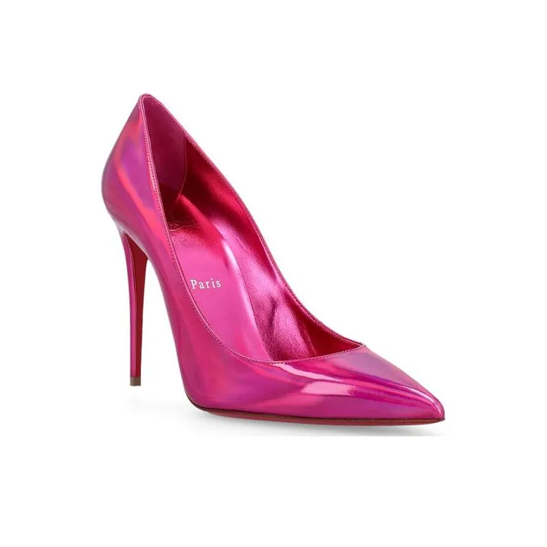 CL Slim Heel High Heels 10.5cm Women's Fuchsia-2