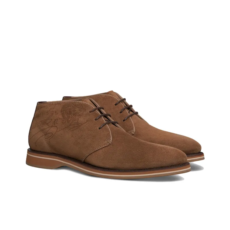 BERLUTI Alessio Scritto Ankle Boots Men's Brown-2