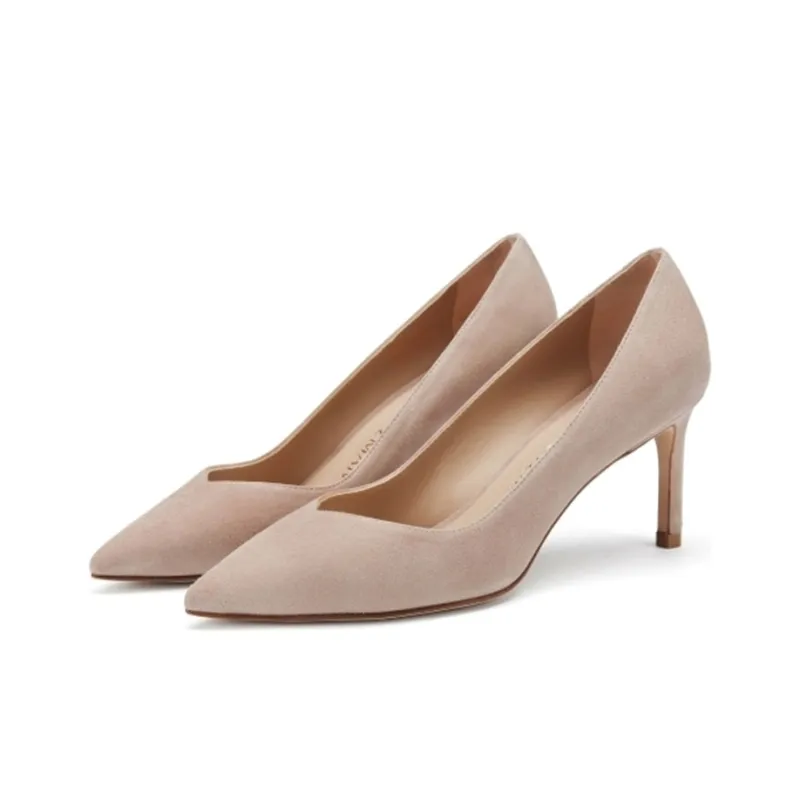 Stuart Weitzman/SW Anny Slim Heel High Heels 7cm Women's Cream Beige White-2