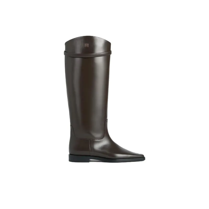 TOTEME Knee-high Boots Women's Coffee-1