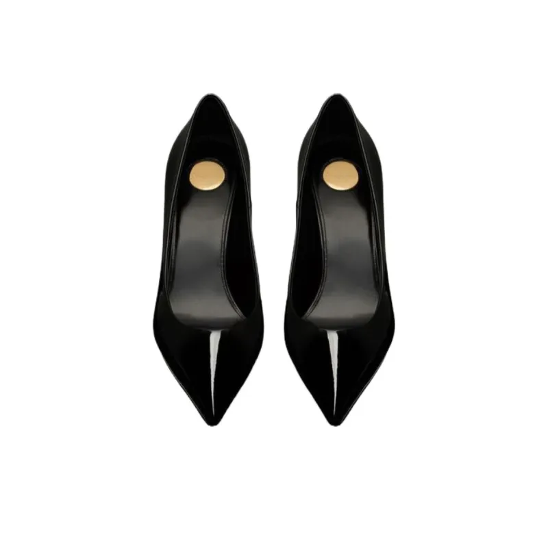 SAINT LAURENT Norma Pointed Toe Pumps-3