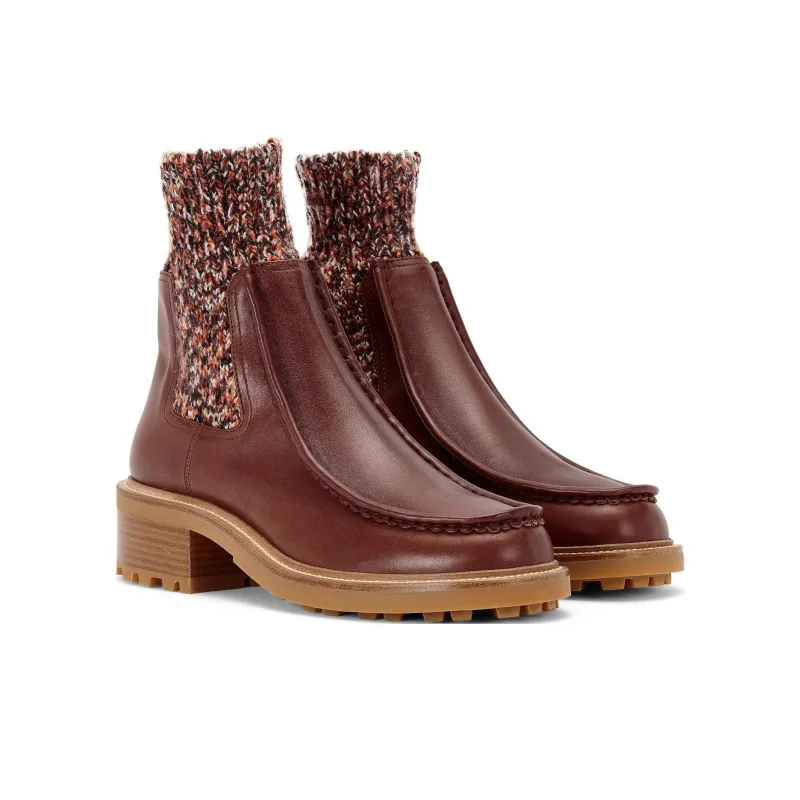Chloe Jamie Chelsea Ankle Boots Women's Tan-2