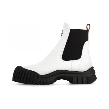 LOUIS VUITTON Ruby Flat Ankle Boots 'White' Women's