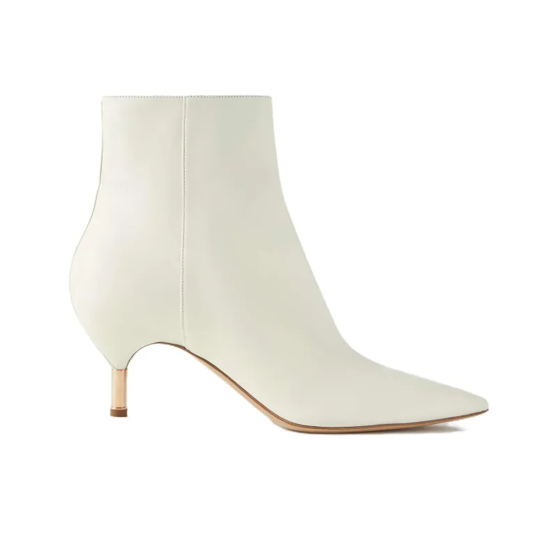 GABRIELA HEARST Valeria Ankle Boots 3cm Women's White-1