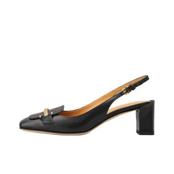 TOD'S Logo Engraved Slingback Pumps