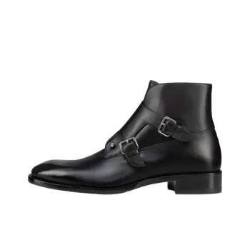 CL LUBOTING Chambelimonk Ankle Boots Men's Black