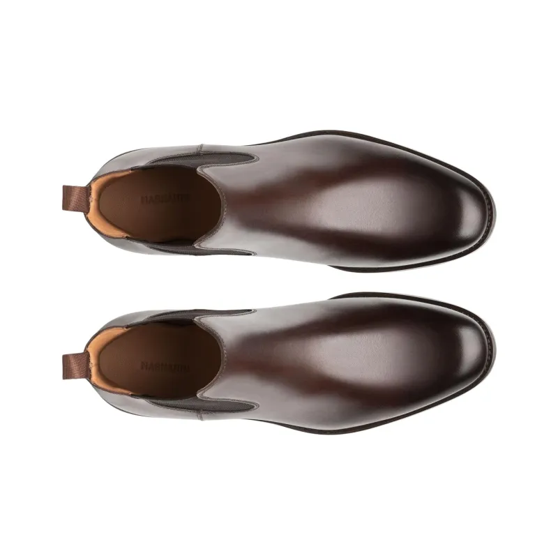 Magnanni Julia Short Chelsea Boots Women's Brown-3