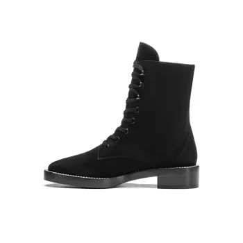 Stuart Weitzman/SW Sondra Shine Bootie Ankle Boots Women's Black