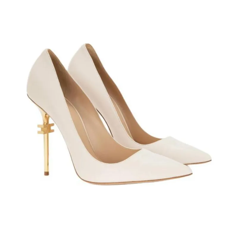 Elisabetta Franchi High Heels 11cm Women's White-2