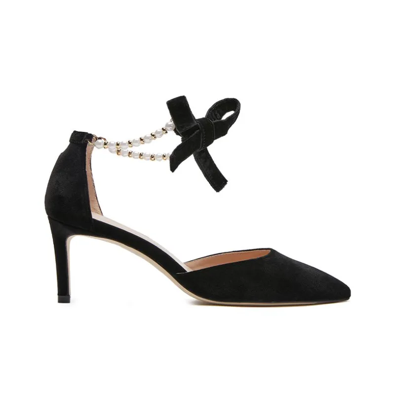 Stuart Weitzman/SW Slim Heel High Heels 7.5cm Women's Black-1