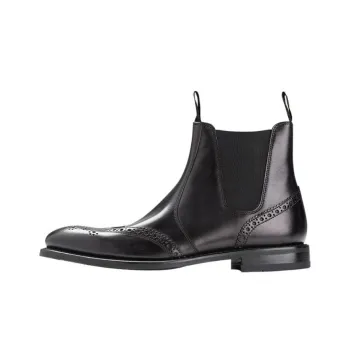 LOAKE Ankle-Length Chelsea Boots Men's Black