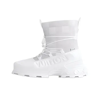 LOUIS VUITTON SKI Skiing Series BLIZZARD Ankle Boots Men's Pink