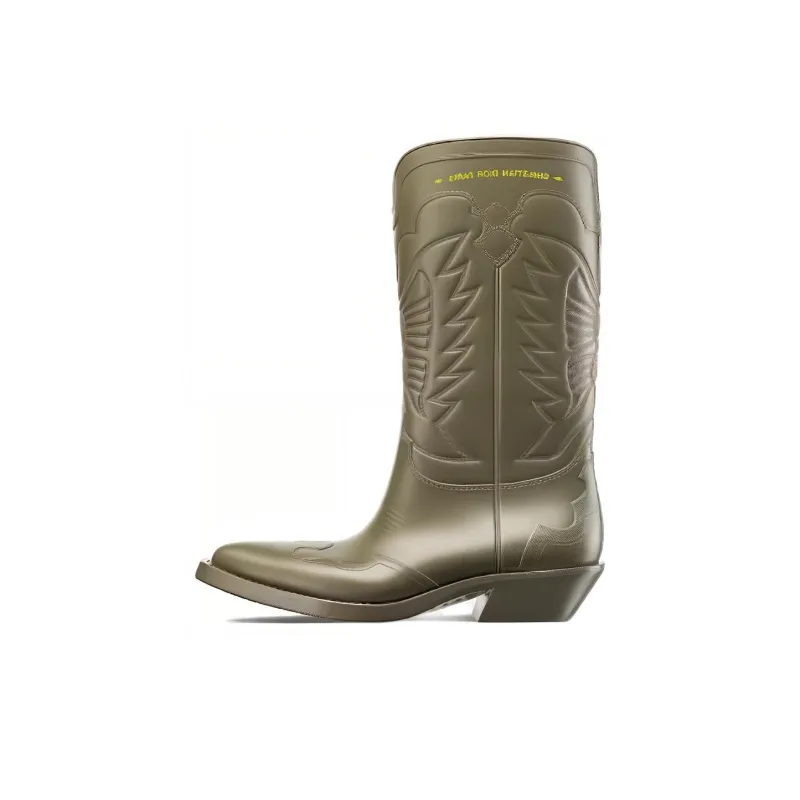 DIOR WIND Ankle Boots Women's Green-0