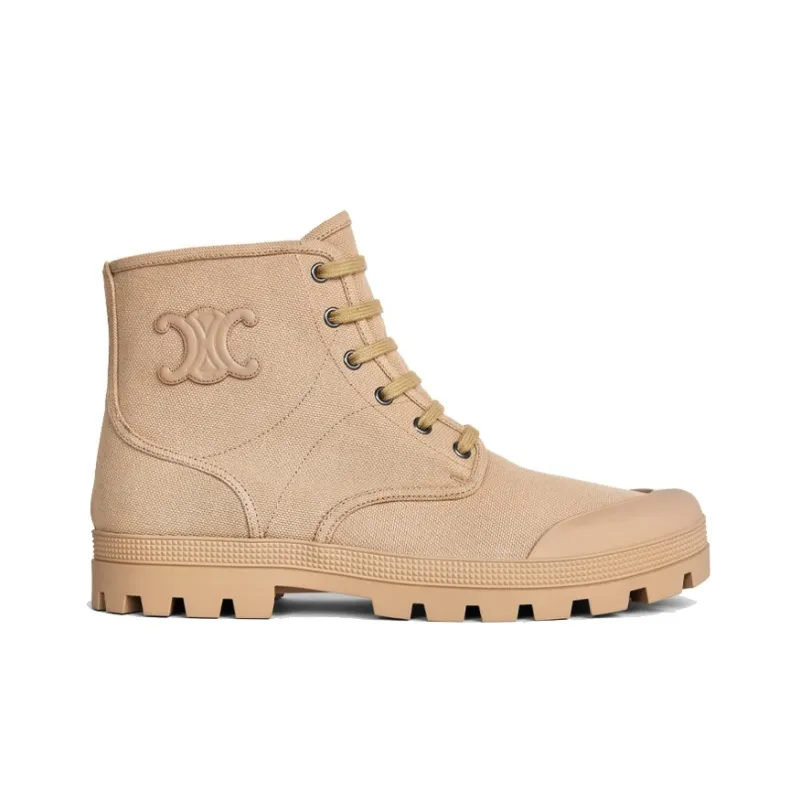 CELINE Ankle Boots Men's Light Brown-1