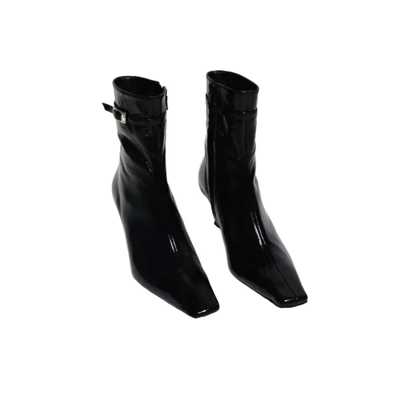 PROENZA SCHOULER Trap Ankle Boots Women's Black-3