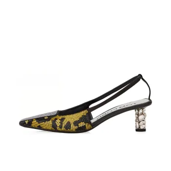 TOM FORD Chunky Heel High Heels 5cm Women's Yellow