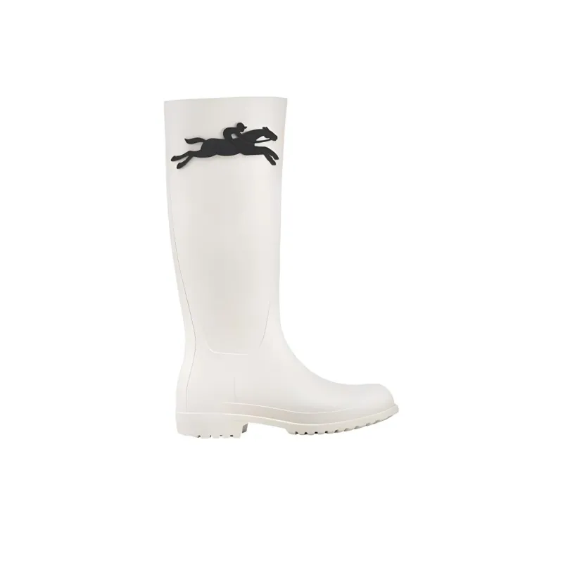 LONGCHAMP Knee high Boots Women's Ivory-1
