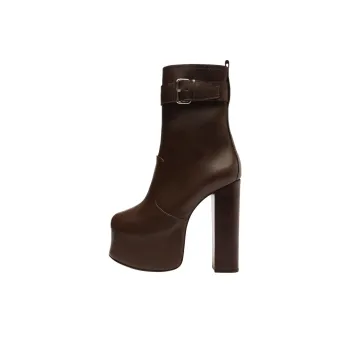 Schutz Aberdeen Ankle Boots 14.2cm Women's Brown