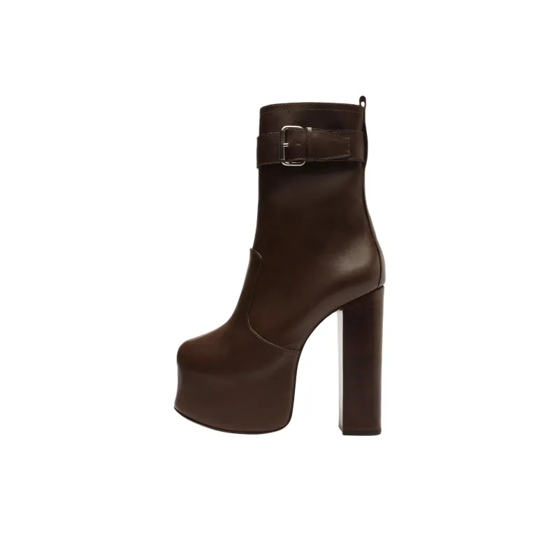 Schutz Aberdeen Ankle Boots 14.2cm Women's Brown-0