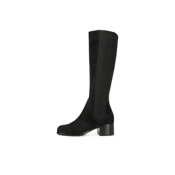 SERGIO ROSSI Sr Aden Knee-High Chelsea Boots 5cm Women's Black