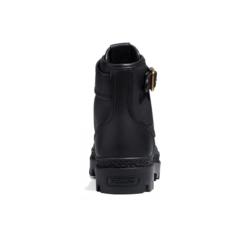 COACH Trooper Ankle Boots Women's Black-4