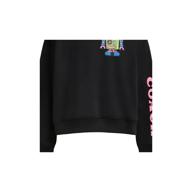 COACH FW24 Sweatshirt Men's Black-5