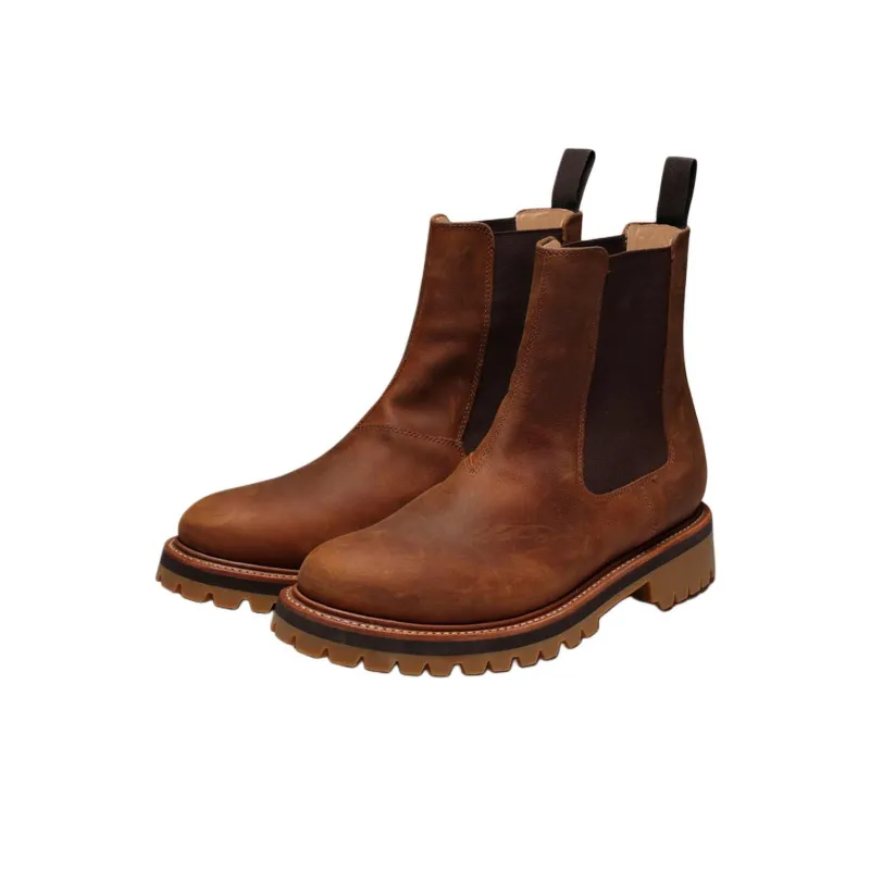 GRENSON Milo Chelsea Boots Men's Brown-2