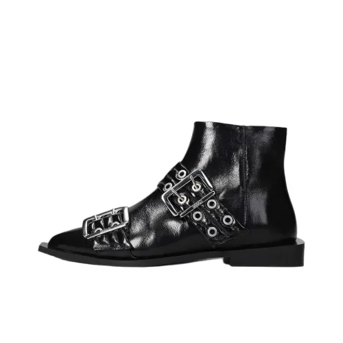 GANNI Ankle Boots Women's Black