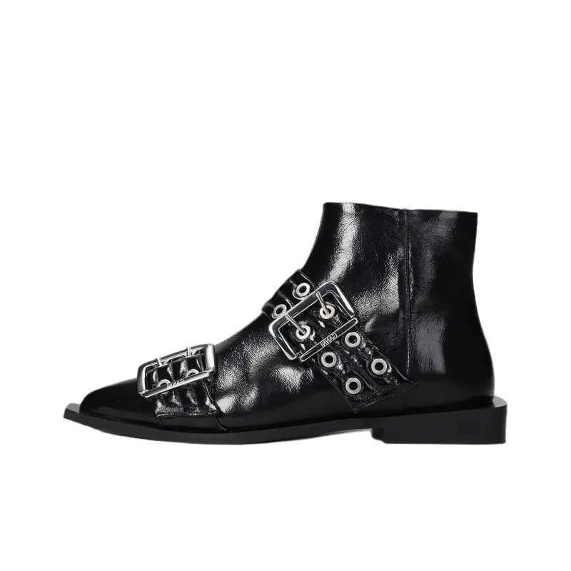GANNI Ankle Boots Women's Black-0