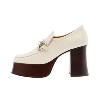 GUCCI Horsebit Buckle Platform Loafers