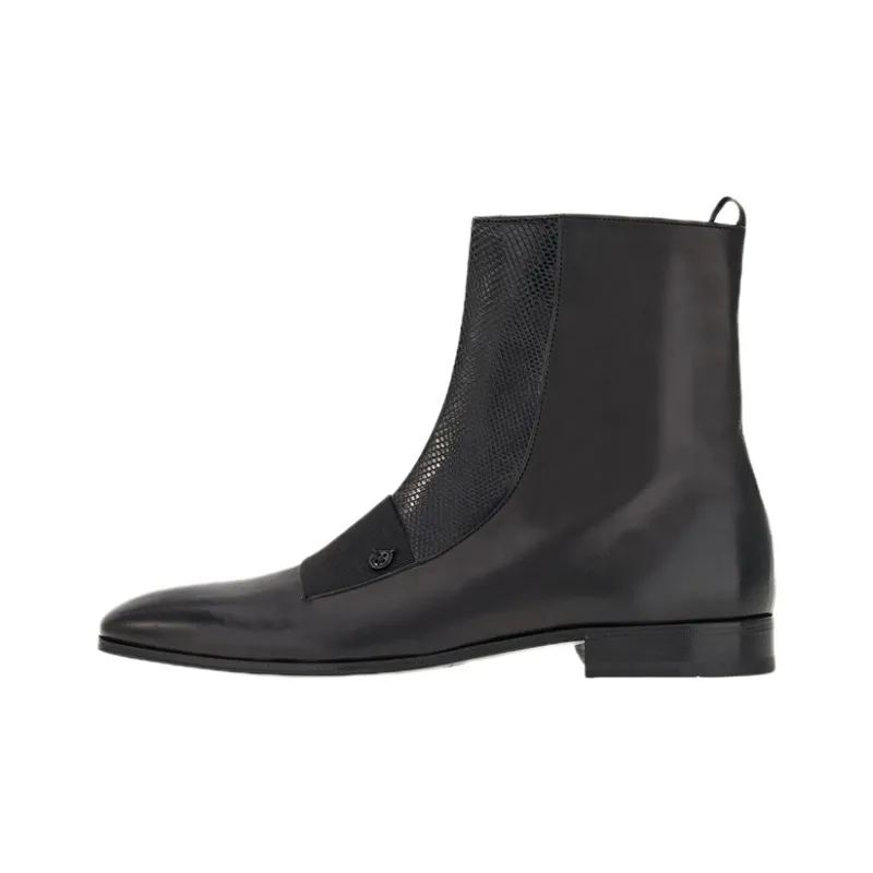 FERRAGAMO Ankle Boots Men's Black-0