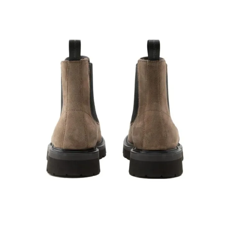 WOOLRICH Short Chelsea Boots Men's Brown-4