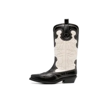 GANNI Western-panelled Boots