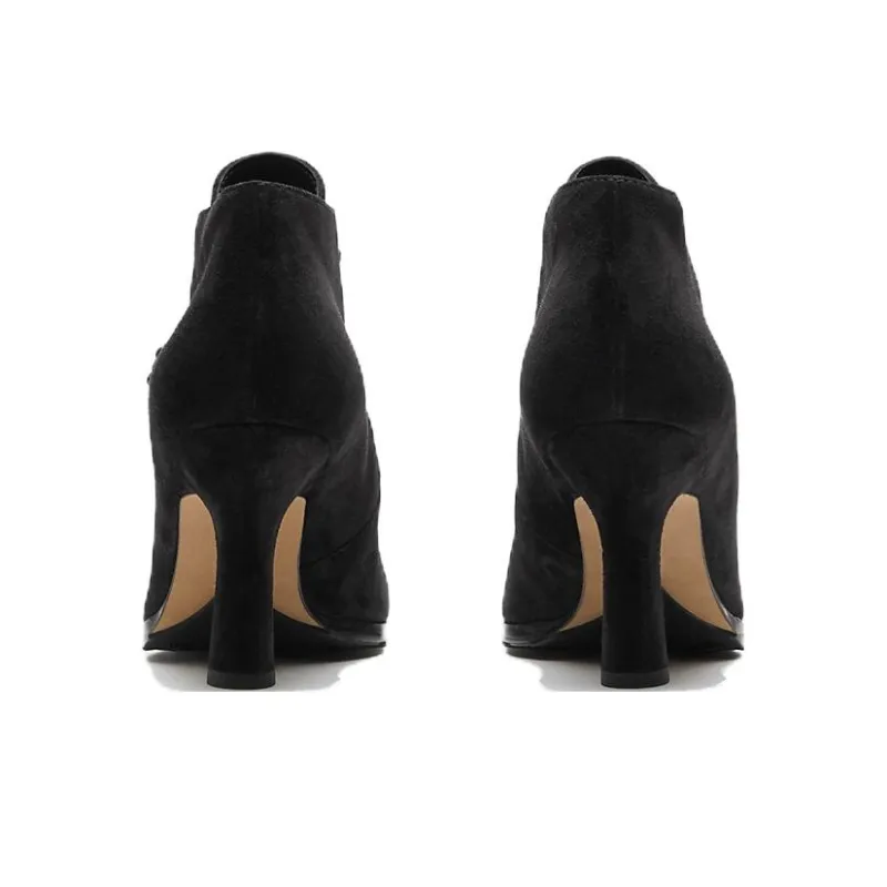 Burberry Ankle Boots 8.5cm Women's Black-3