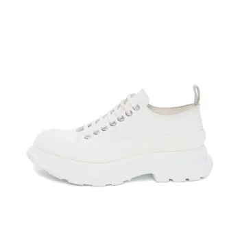 Alexander McQueen Tread Slick Low Lace Up 'White' Women's