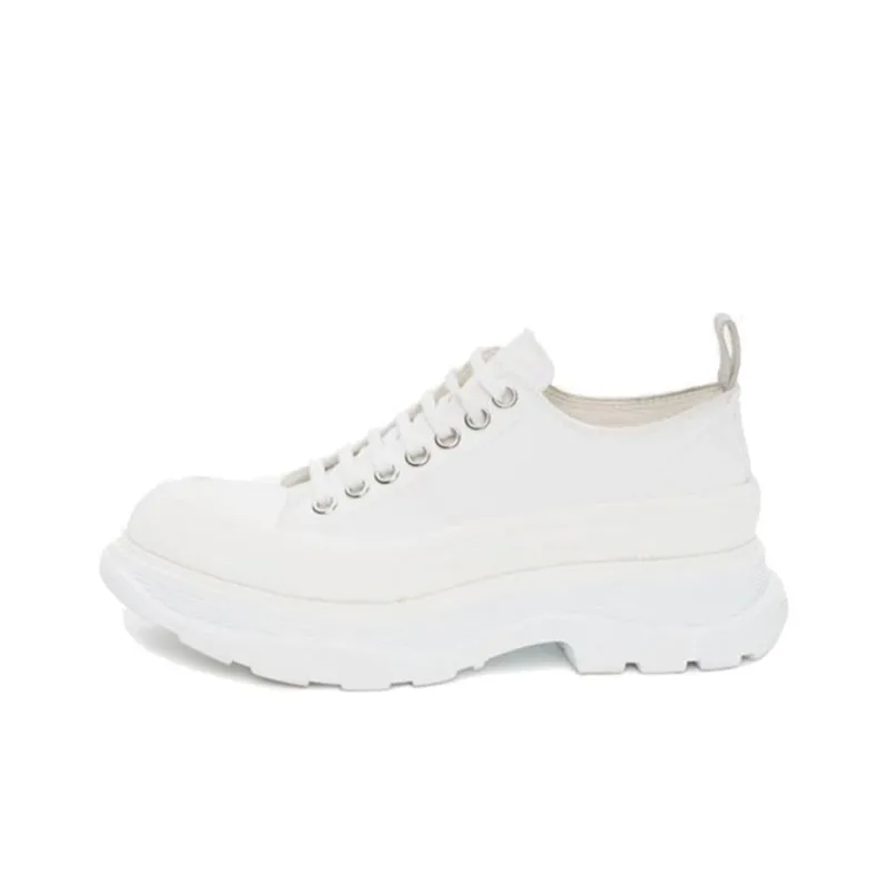 Alexander McQueen Tread Slick Low Lace Up 'White' Women's-0