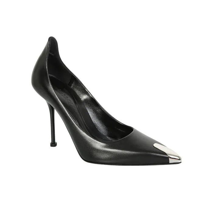 Alexander McQueen Slim Heel High Heels Women's Black-1