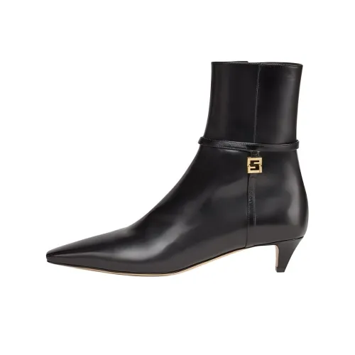 FENDI FFold Ankle Boots 4.5cm Women's Black