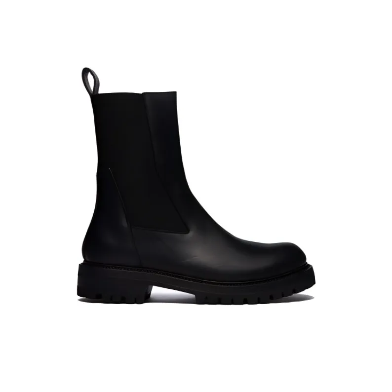 RICK OWENS/RO Beatle Army Chelsea Boots Men's Black-1