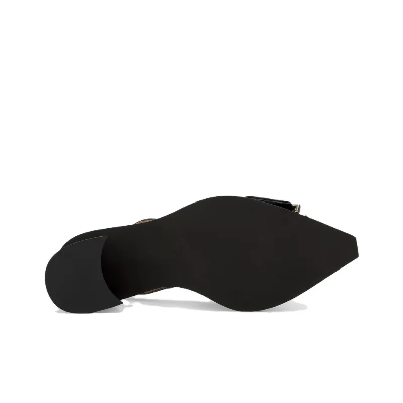 GANNI Buckle Slingback Pumps-4