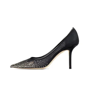 Jimmy Choo LOVE 85 Slim Heel High Heels 8.5cm Women's Black