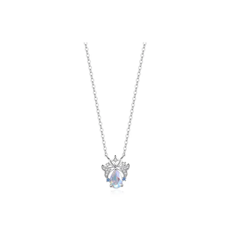 TEEX Sparkling Diamond Necklaces Women's-7