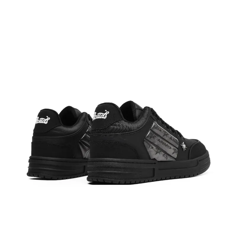 H2 Low Top Skateboard Shoes Unisex Black-4