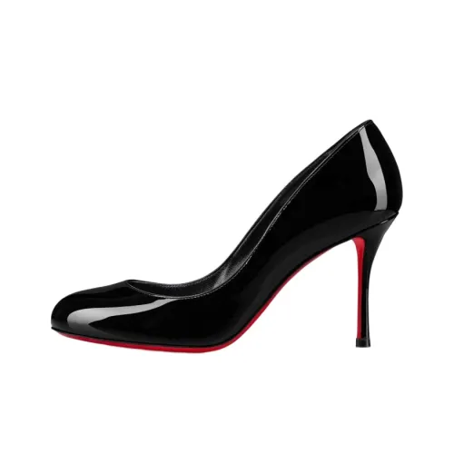 CL LUBOTING Dolly 85 Slim Heel High Heels 8.5cm Women's Black