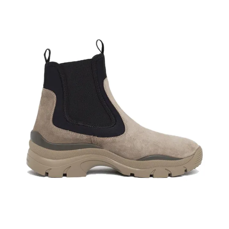 John Elliott Short Chelsea Boots Men's Gray-1
