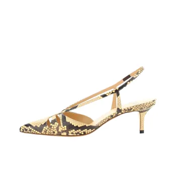 FRANCESCO RUSSO R1p922 Slim Heel High Heels 5.5cm Women's Brown
